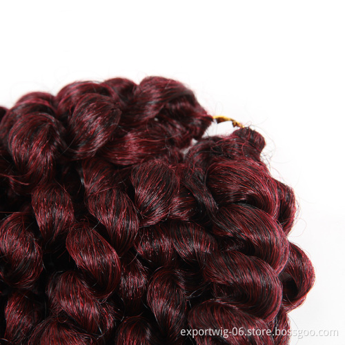 Wand Curl Twist Crochet Hair Extensions Synthetic Fiber Curling Wand For Long Hair Solid And Mixed Two Color Curl Wands Braid
